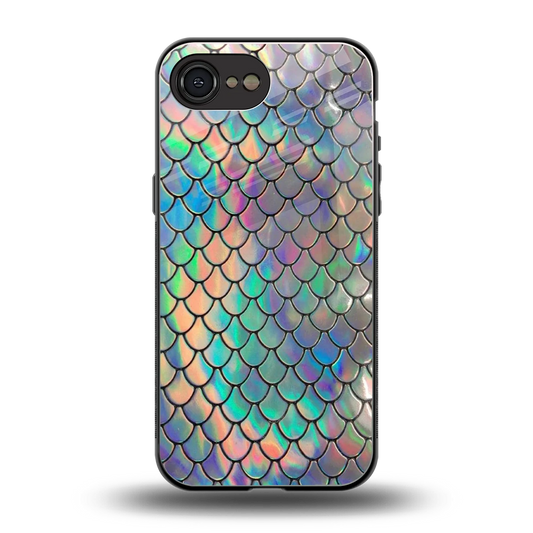 Mermaid back phone cover | glass case for iphone 16e