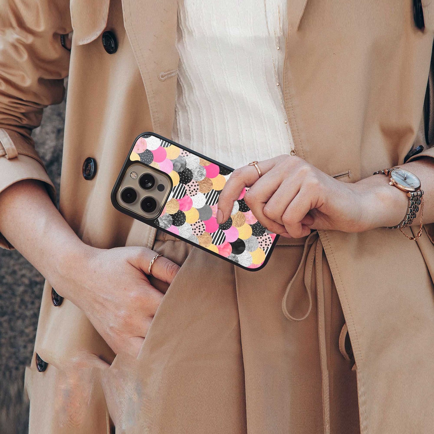 Mermaid Glow Phone Case for Iphone 16 | Glass Case
