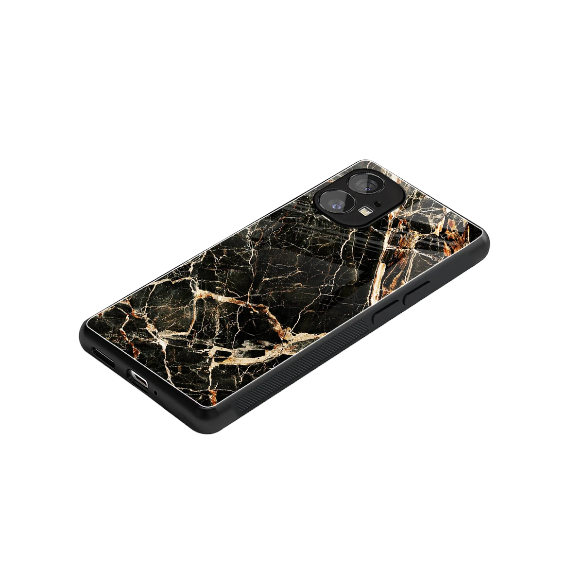 Midnight Gold stylish phone case for nothing phone 1 | glossy glass and slim fit