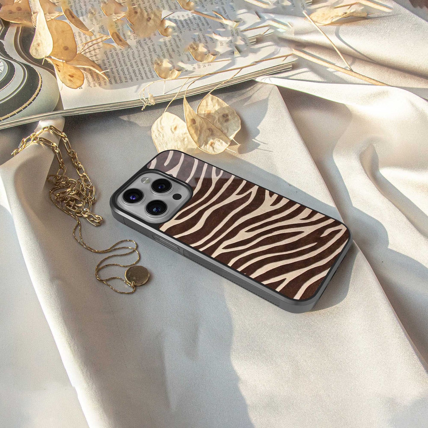 Mocha Swirls Phone Case for Iphone 16 | Glass Case