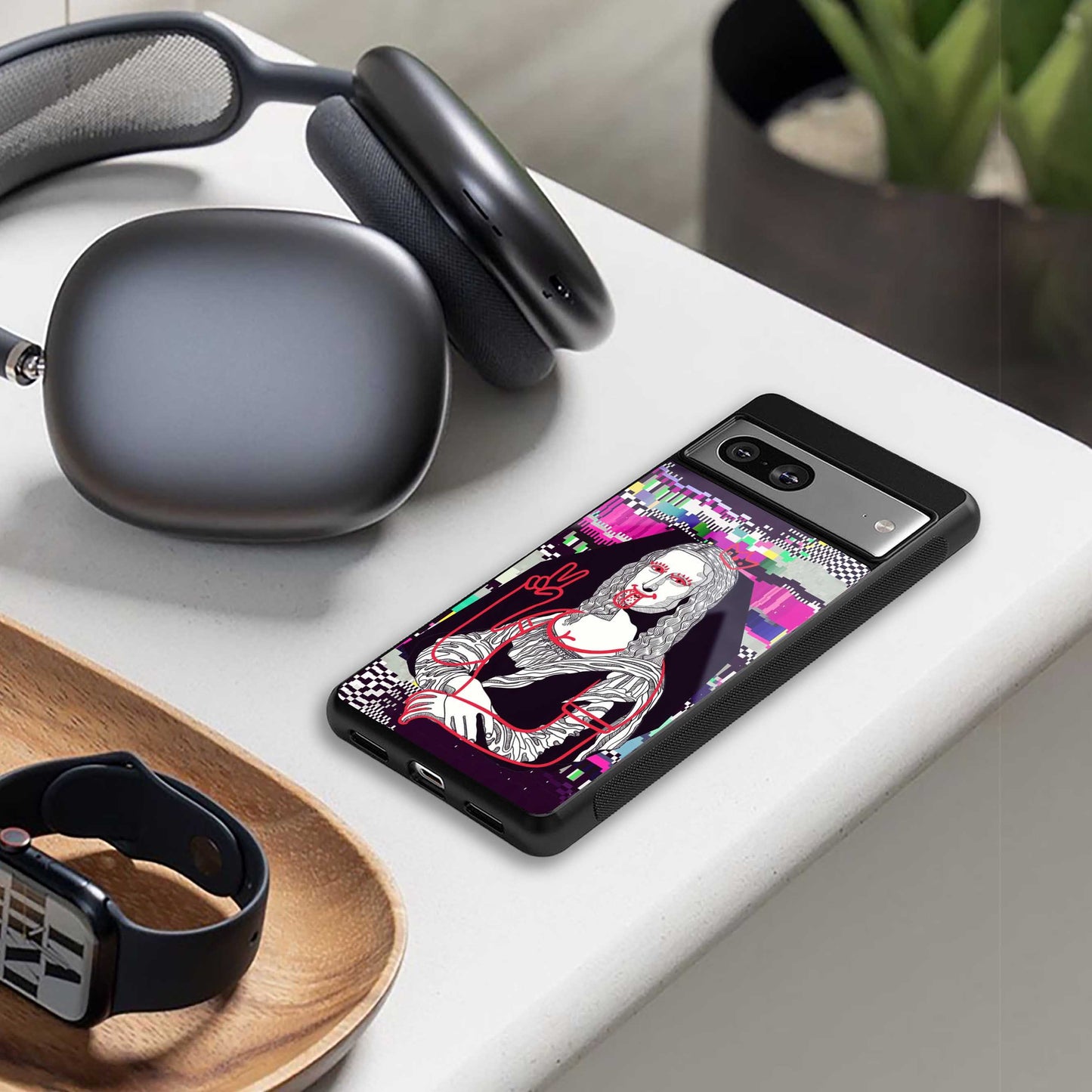 Mona Remix Phone Case for Iphone 16 | Glass Case