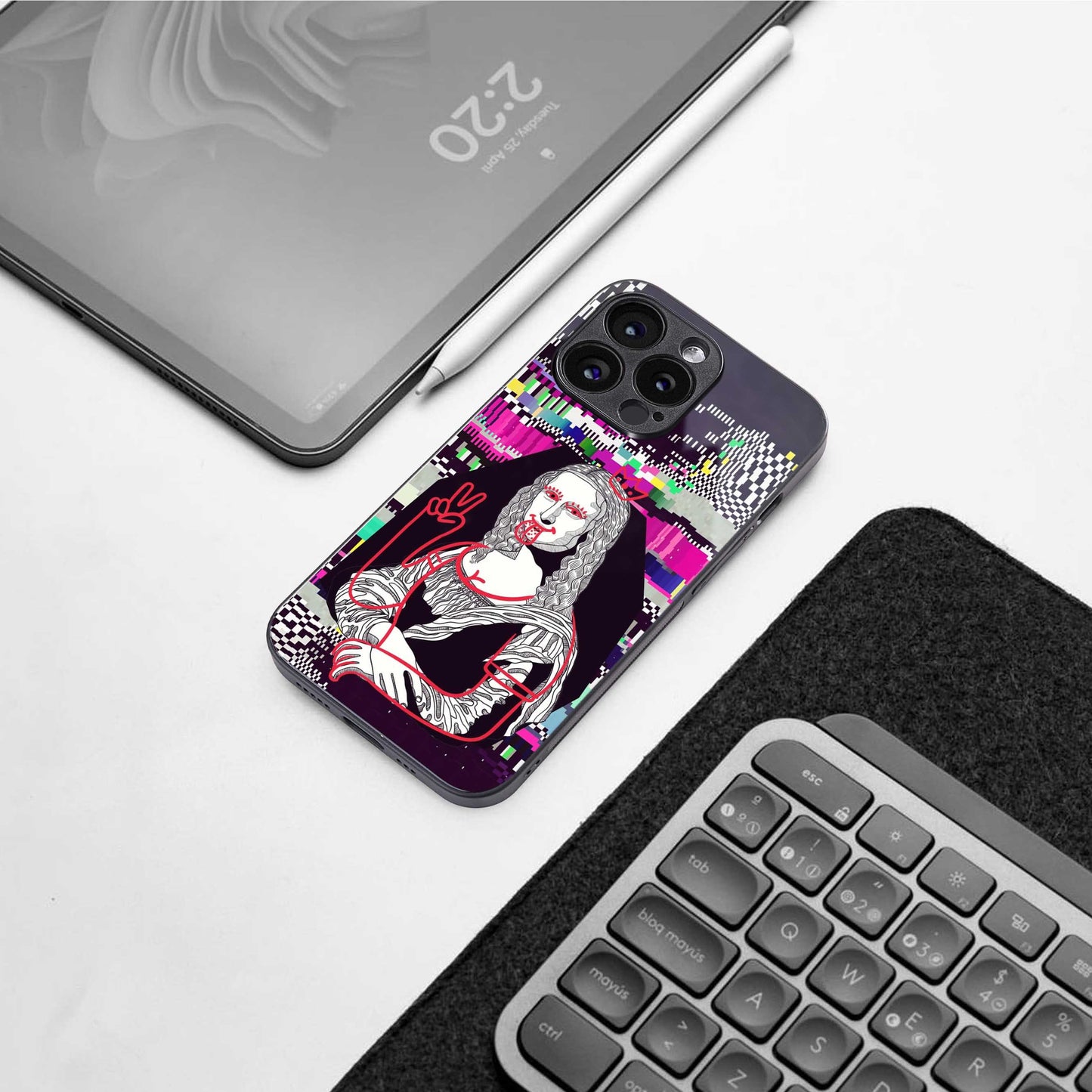 Mona Remix Phone Case for Iphone 16 | Glass Case