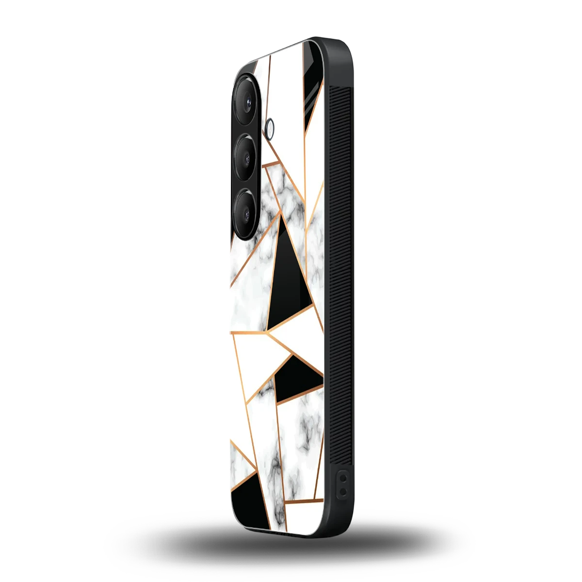 Monochrome Mosaic samsung galaxy s24 mobile cover | shockproof glass phone case