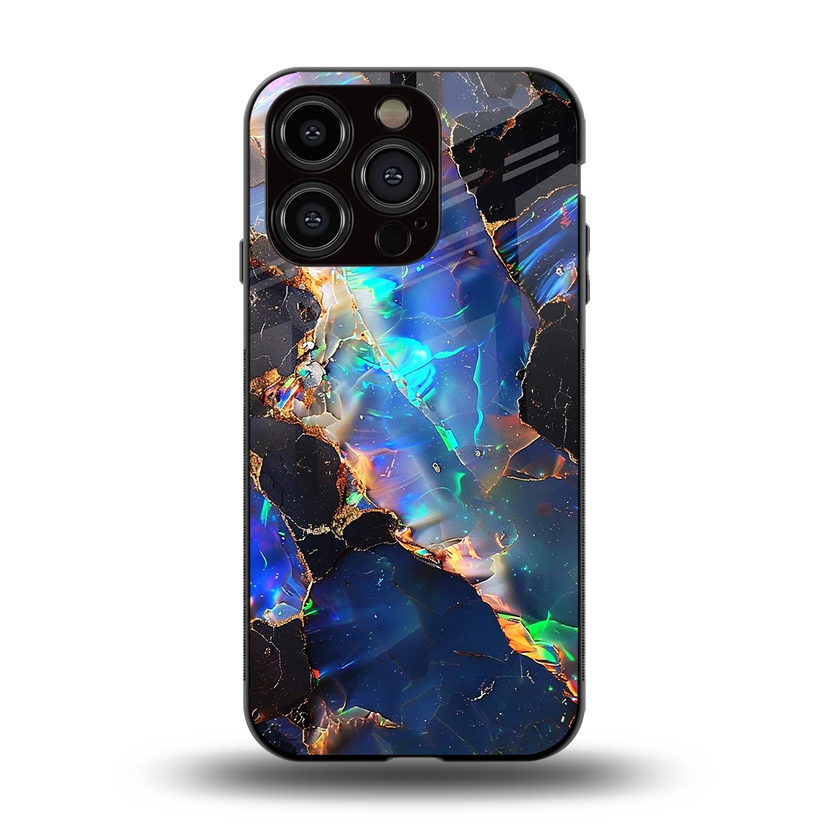 Mystic Marble back phone cover | glass case for iphone 13 pro
