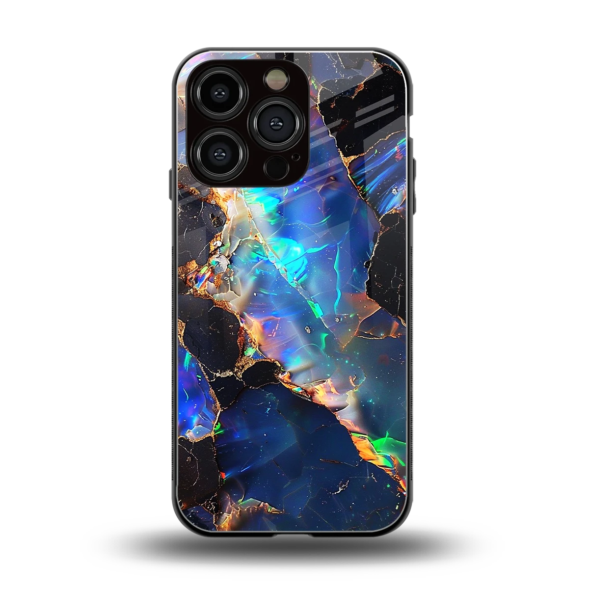 Mystic Marble back phone cover | glass case for iphone 16 pro