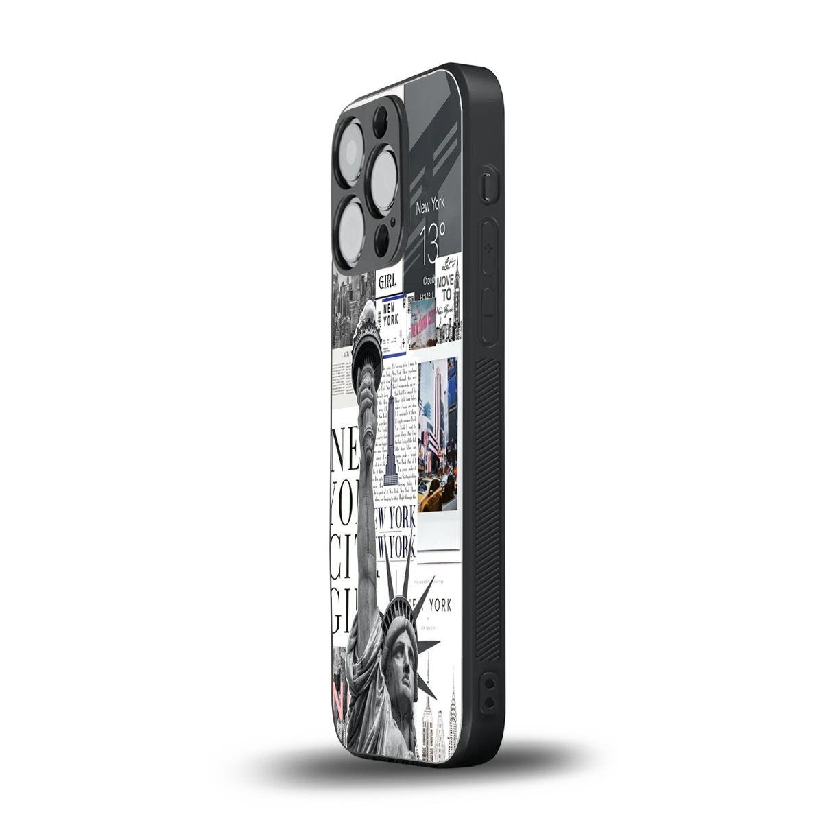 NY Dream iphone 16 pro mobile cover | shockproof glass phone case