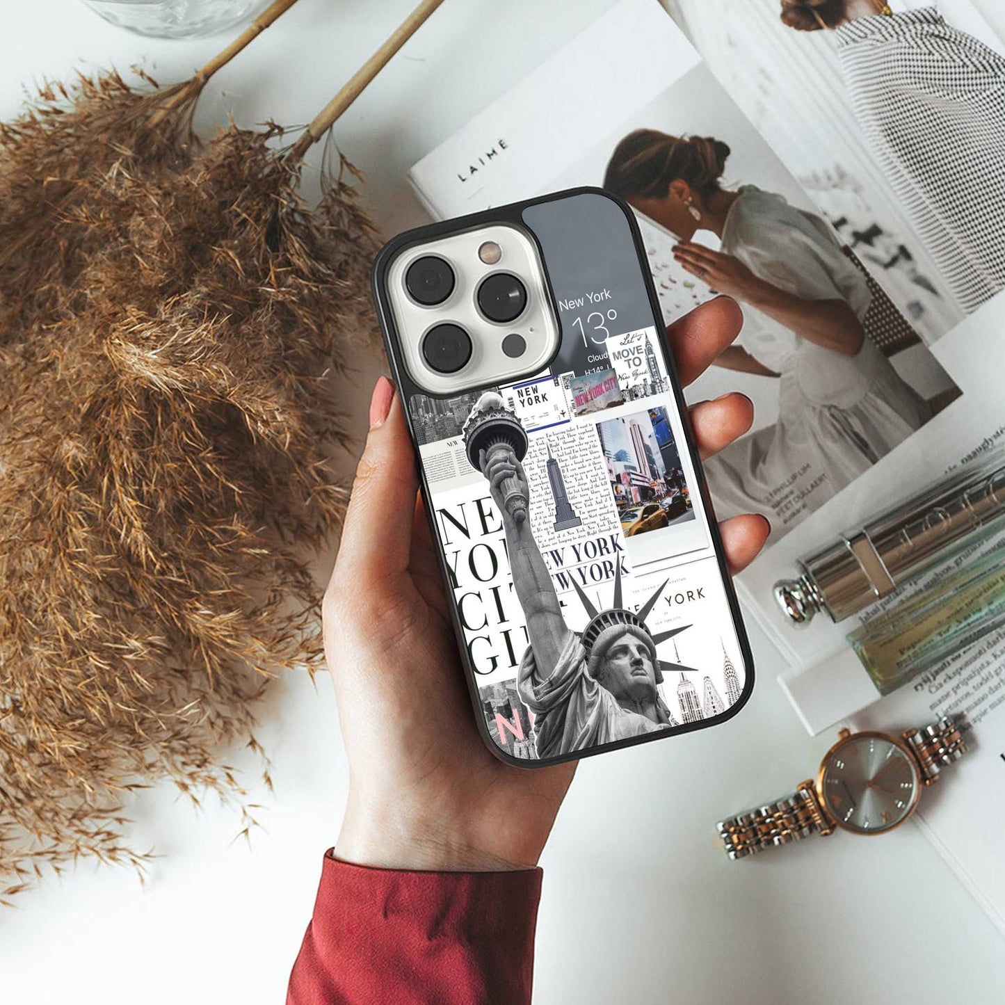NY Dream Phone Case for Iphone 16 | Glass Case