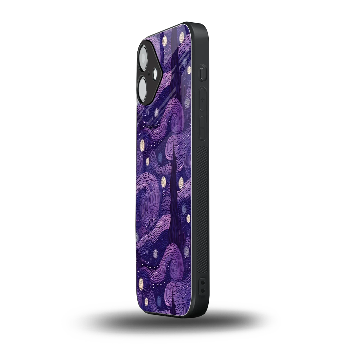 Nebula Galaxy iphone 16 plus mobile cover | shockproof glass phone case