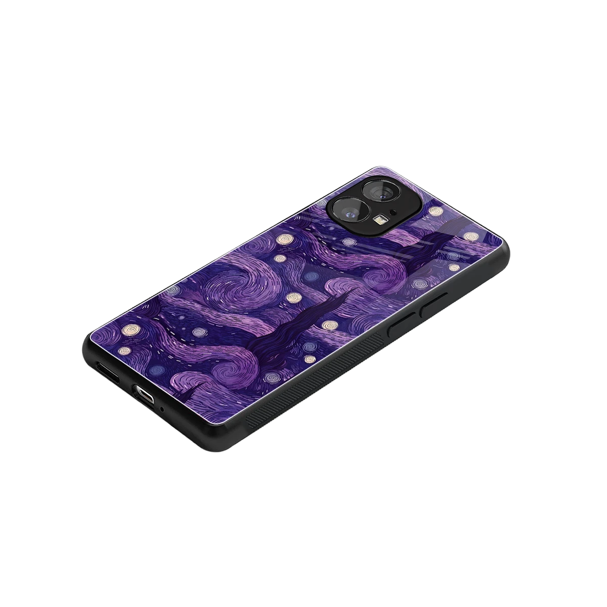 Nebula Galaxy stylish phone case for nothing phone 1 | glossy glass and slim fit