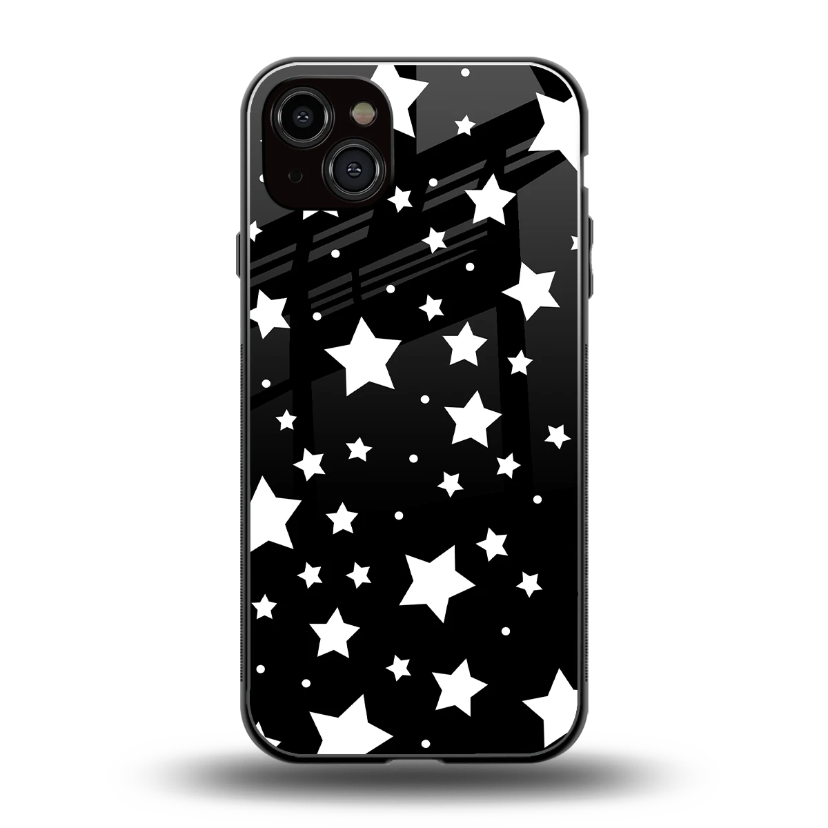 Nebula back phone cover | glass case for iphone 14 plus
