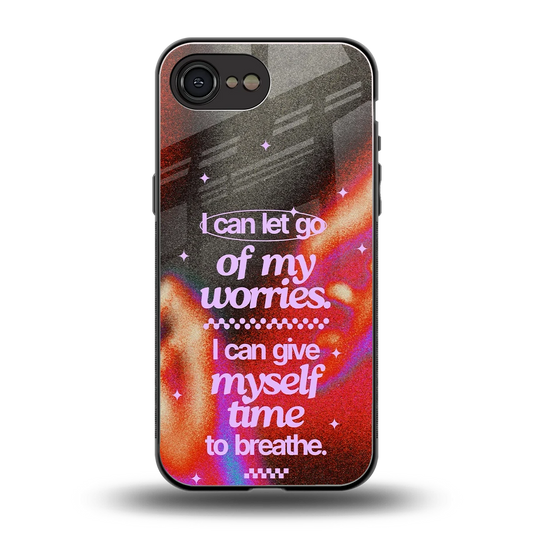 No Worries back phone cover | glass case for iphone 16e