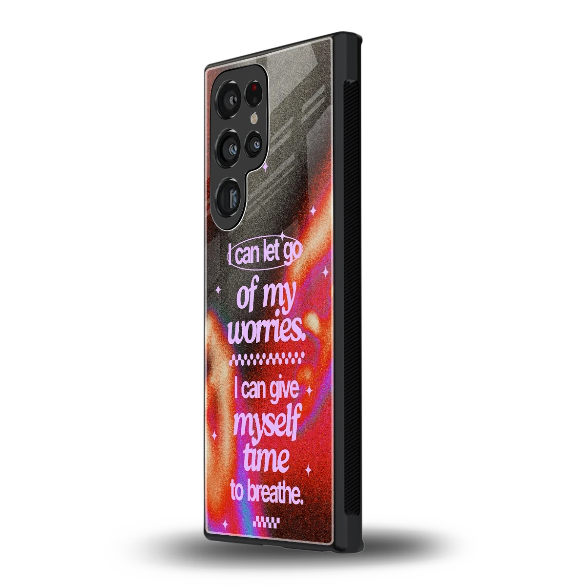 No Worries samsung galaxy s24 ultra mobile cover | shockproof glass phone case