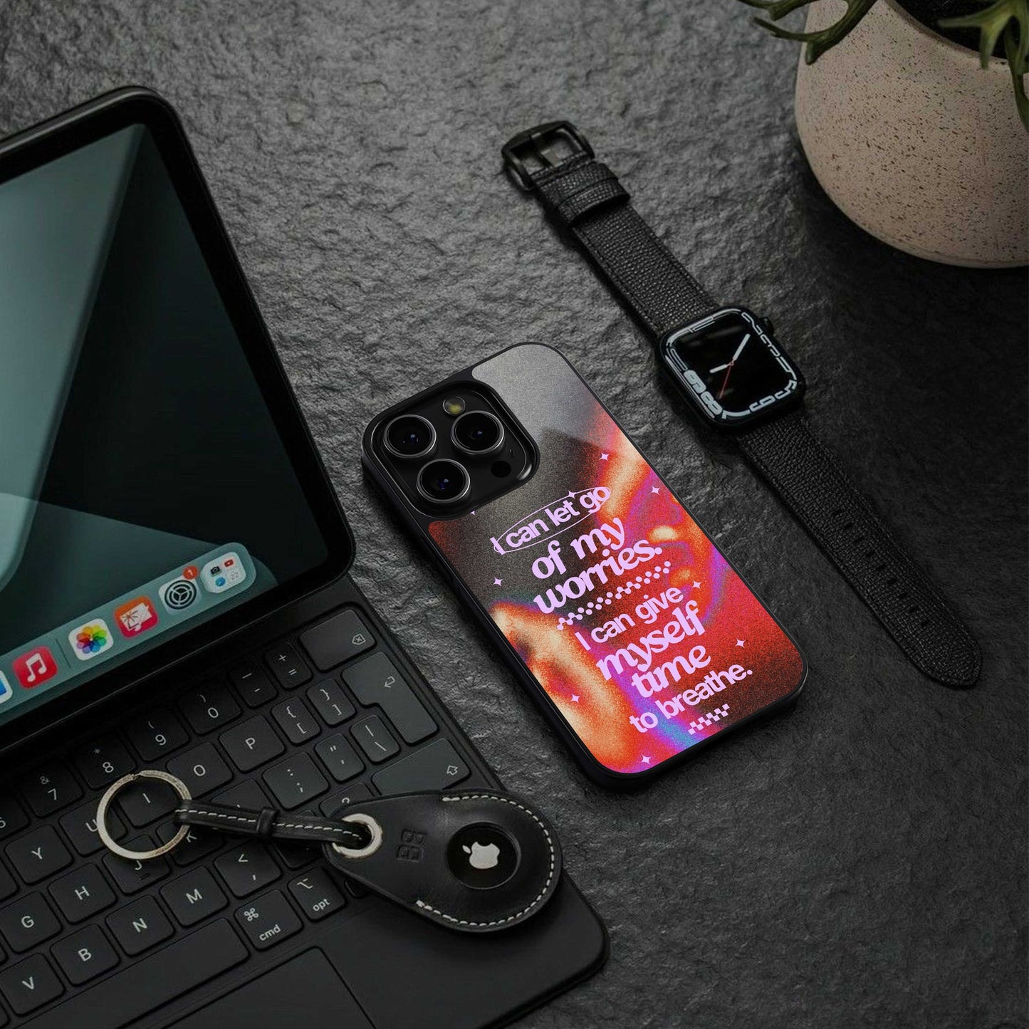 No Worries Phone Case for Iphone 16 | Glass Case