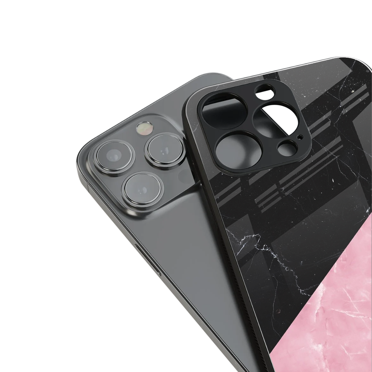 Obsidian Rose Phone Case for Iphone 16 | Glass Case