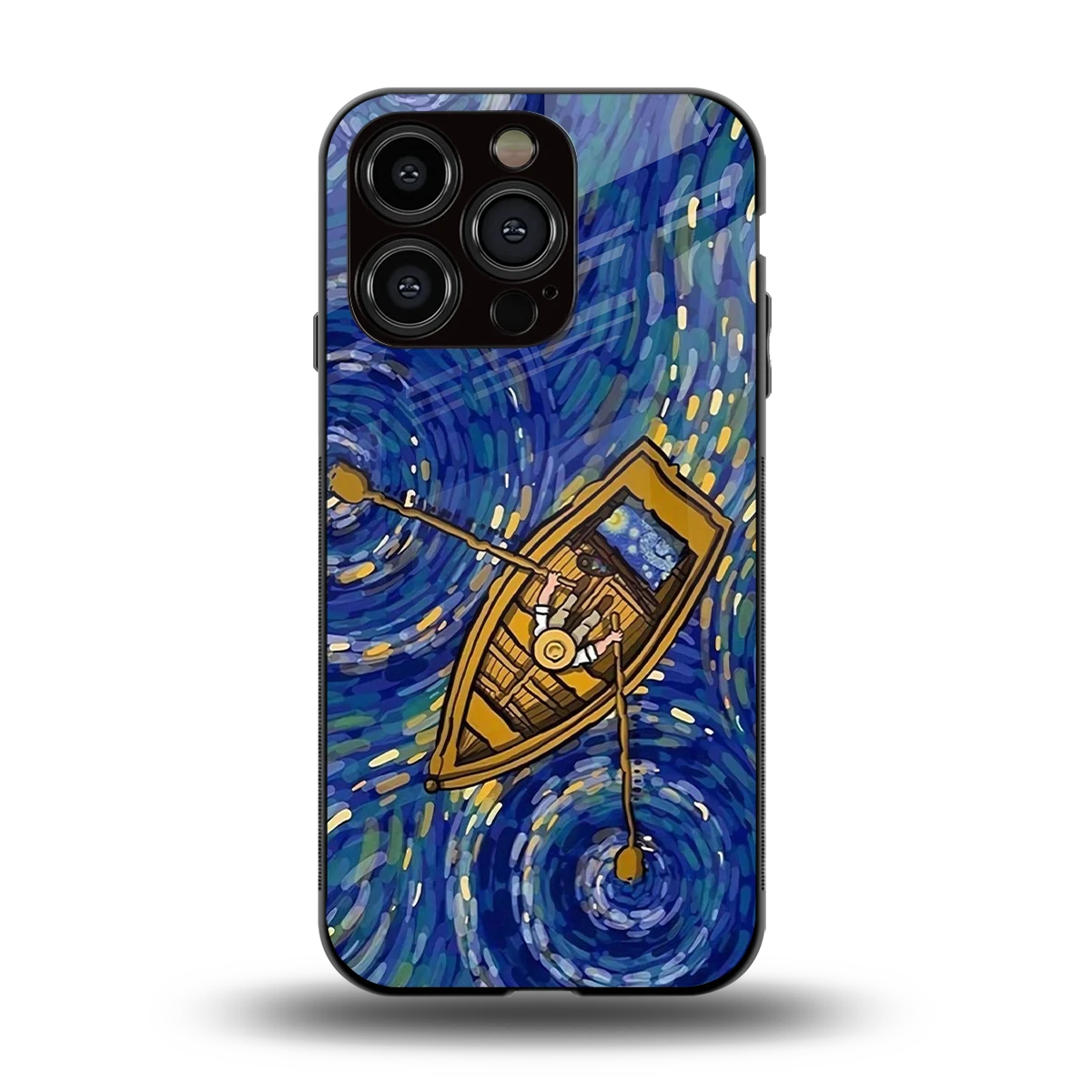 Ocean Voyage back phone cover | glass case for iphone 13 pro