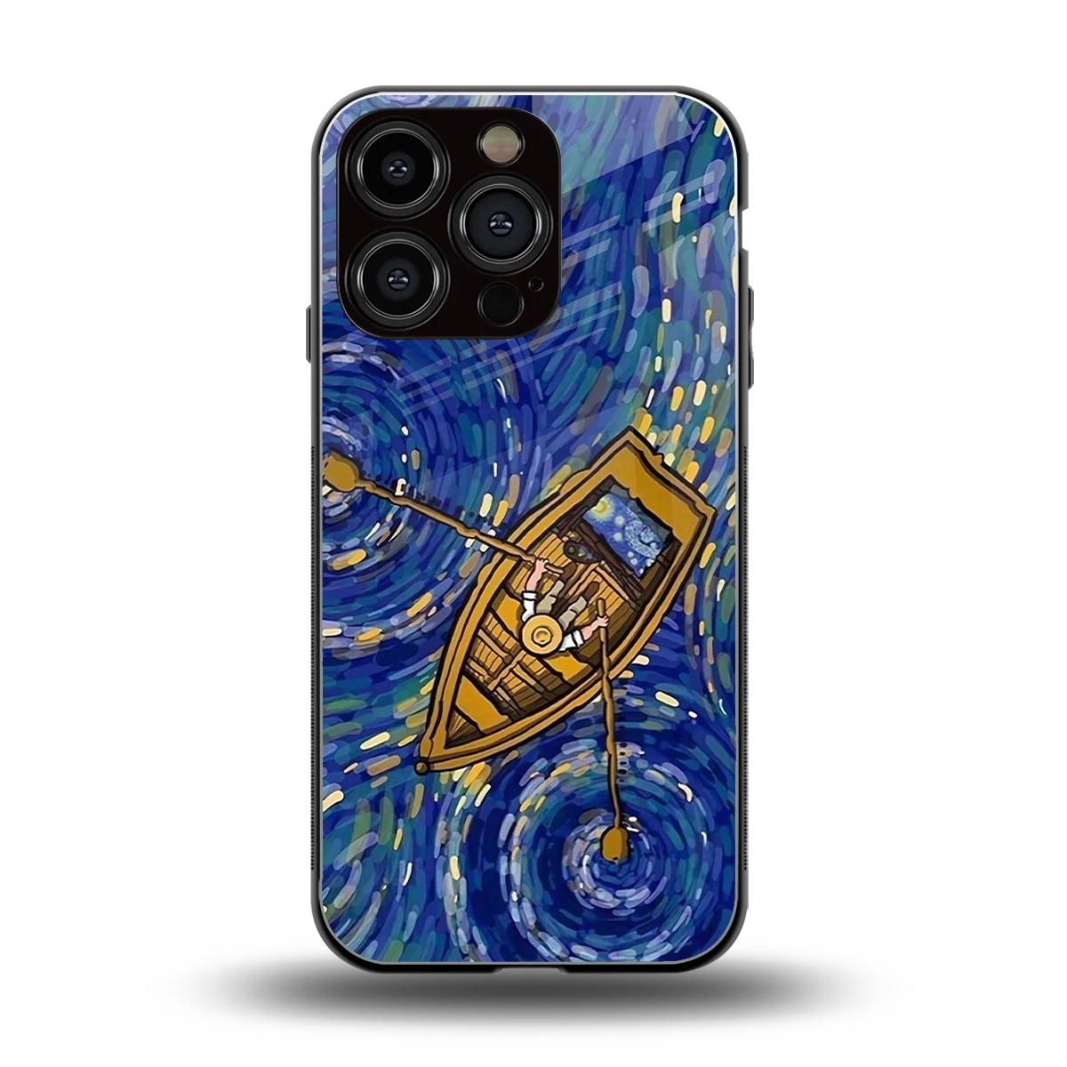 Ocean Voyage back phone cover | glass case for iphone 16 pro