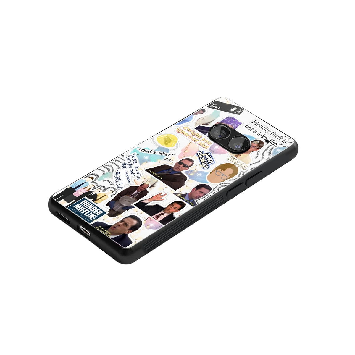 Office Mix stylish phone case for nothing phone 2a | glossy glass and slim fit