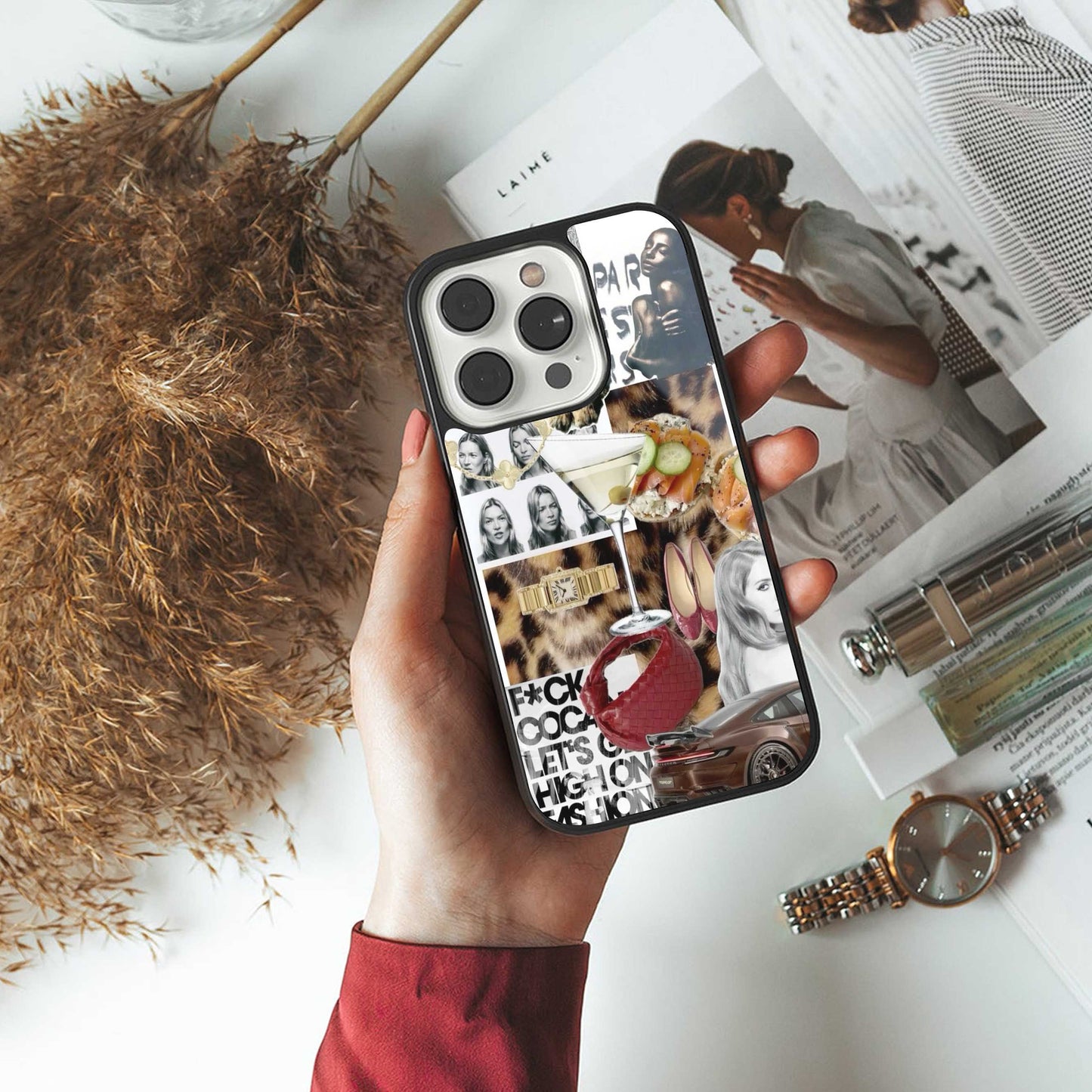 Old Money Mood Phone Case for Iphone 16 | Glass Case