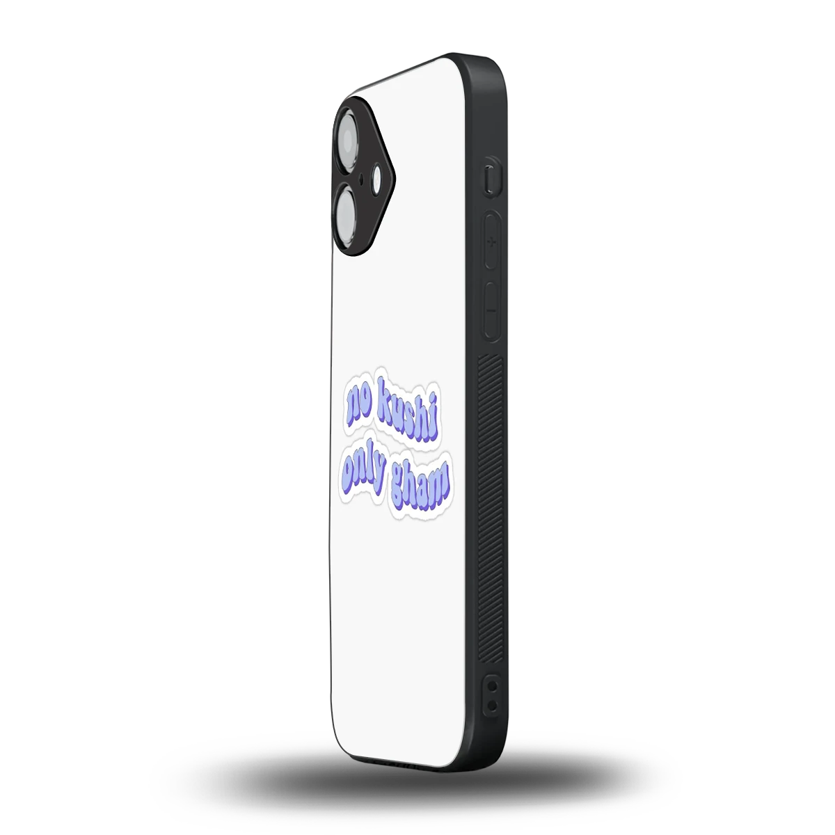 Only Gham iphone 16 plus mobile cover | shockproof glass phone case