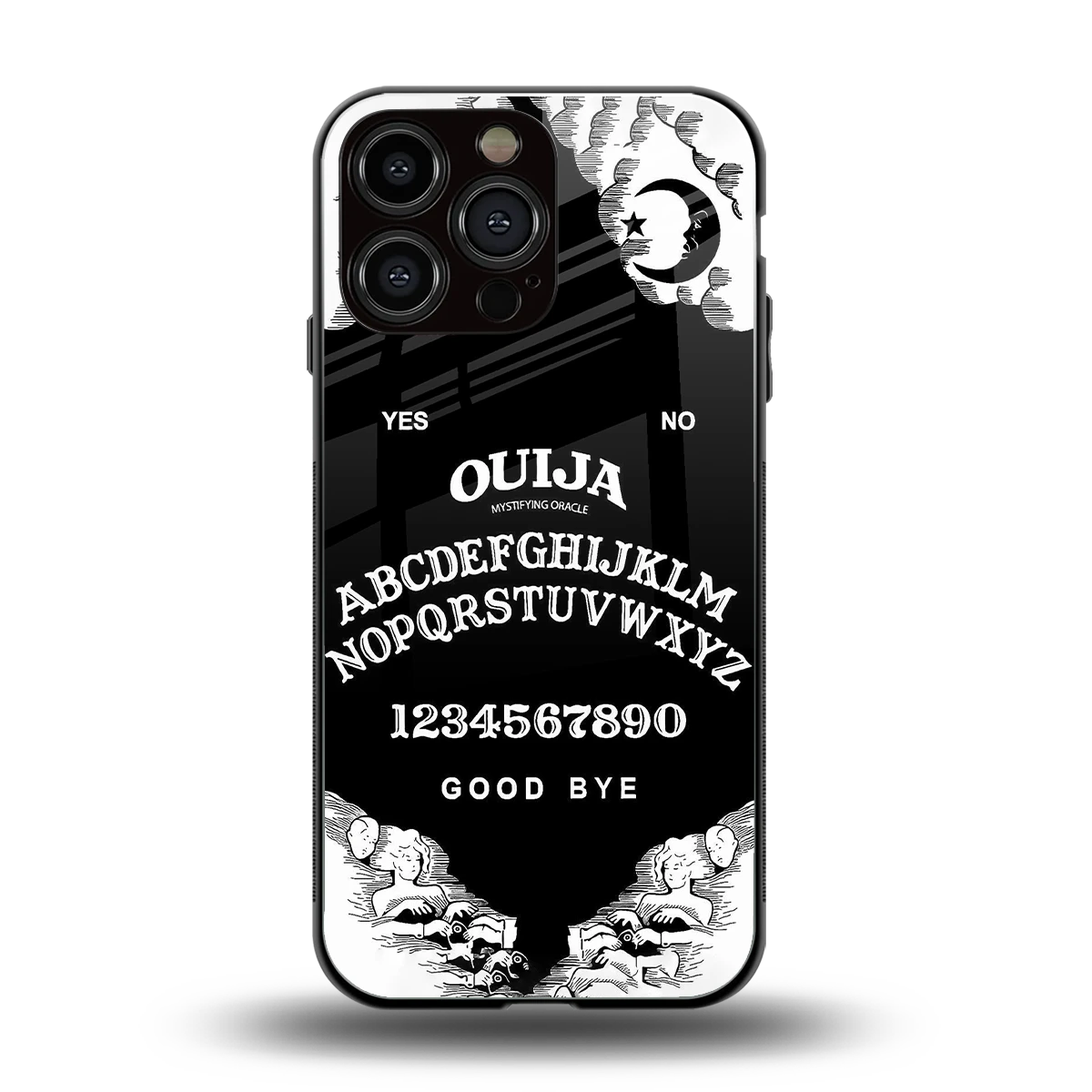 Ouija back phone cover | glass case for iphone 14 pro max