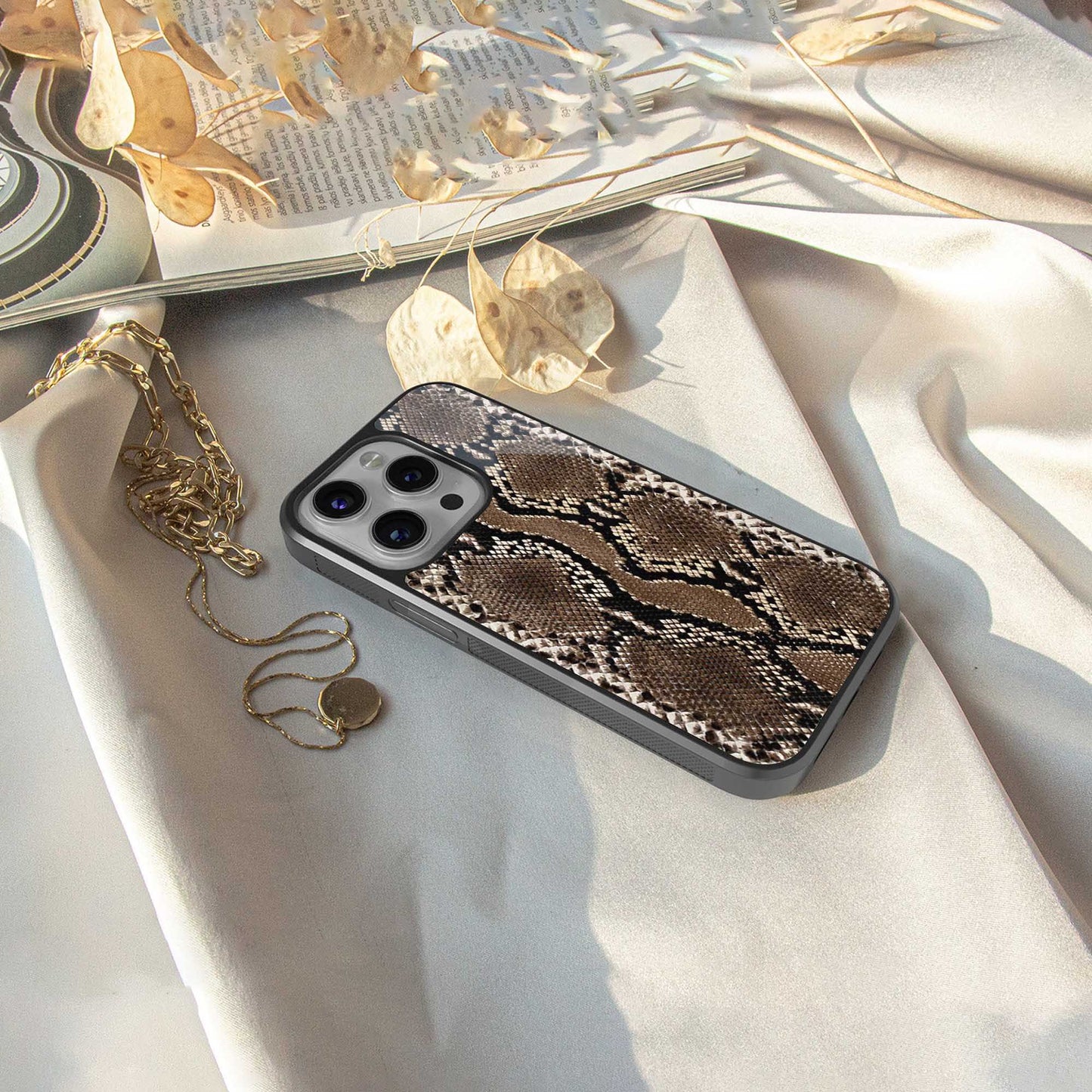 Ouroboros Phone Case for Iphone 16 | Glass Case