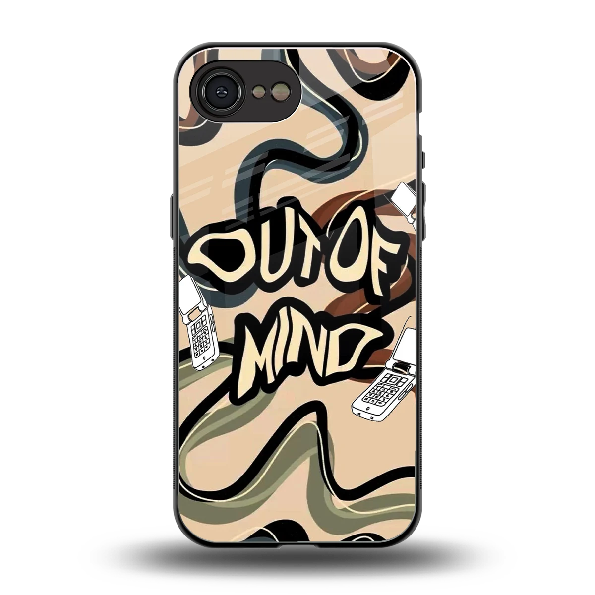 Outta Mind back phone cover | glass case for iphone 16e
