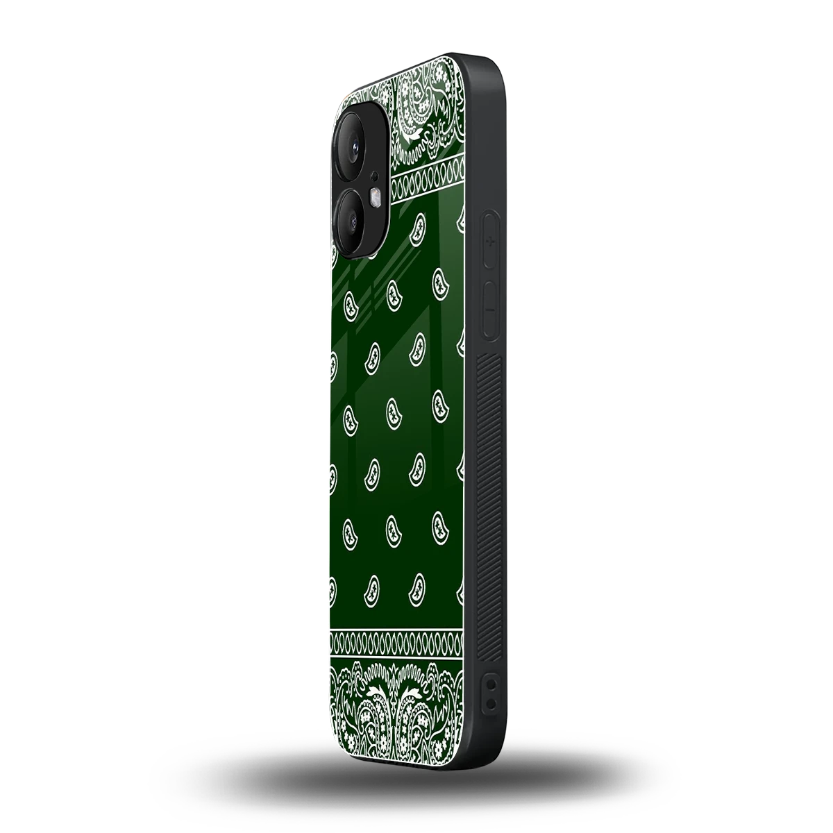 Paisley Green nothing phone 2 mobile cover | shockproof glass phone case
