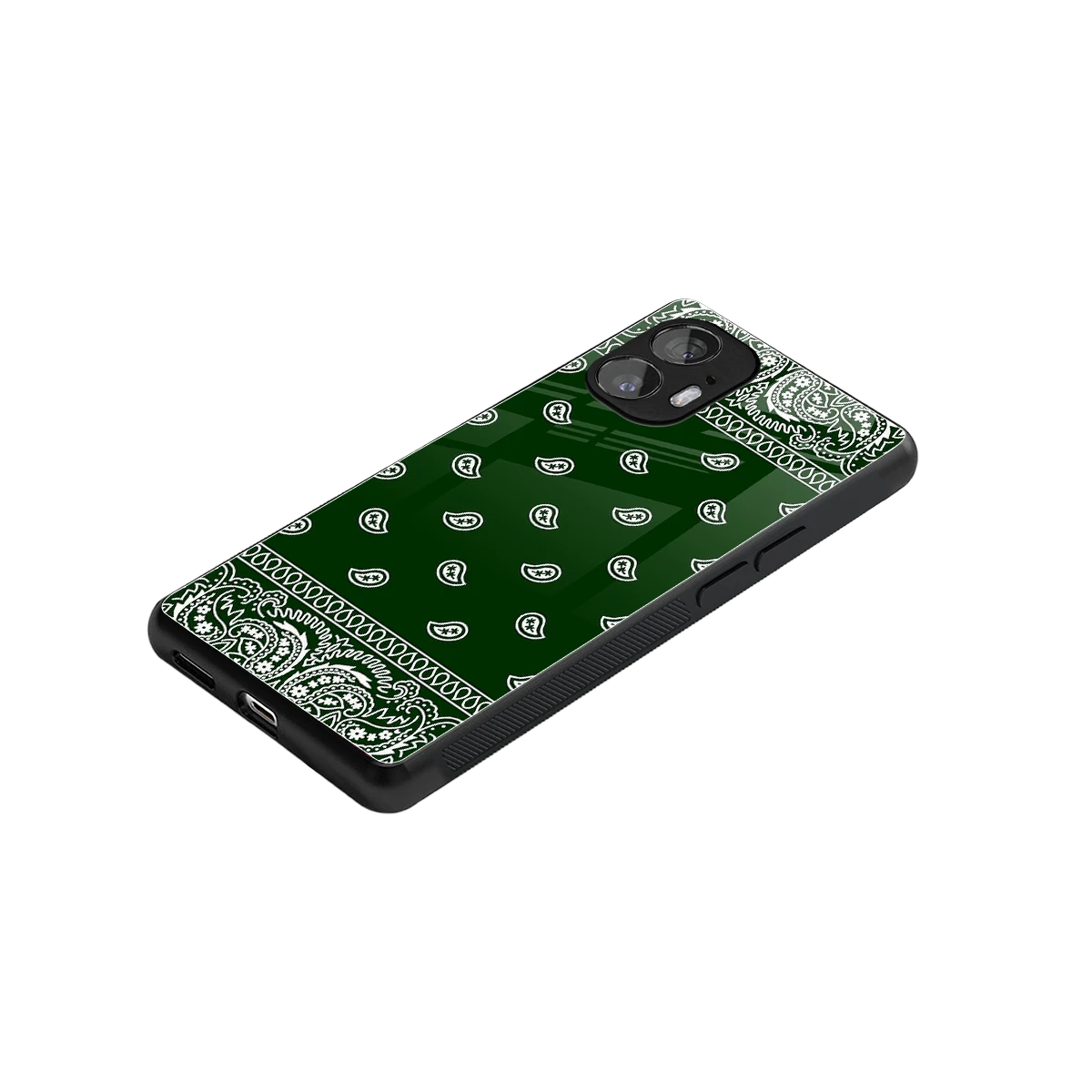 Paisley Green stylish phone case for nothing phone 2 | glossy glass and slim fit