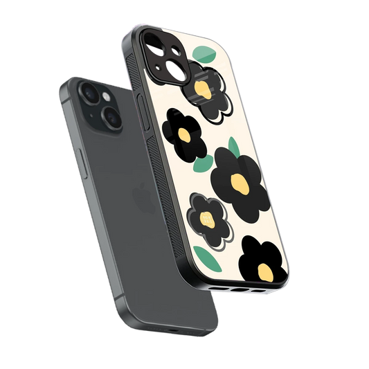 Petal Prism sleek iphone 13 mini cover with tempered glass back and TPU edges