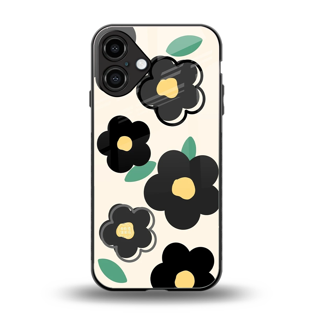 Petal Prism back phone cover | glass case for iphone 16 plus