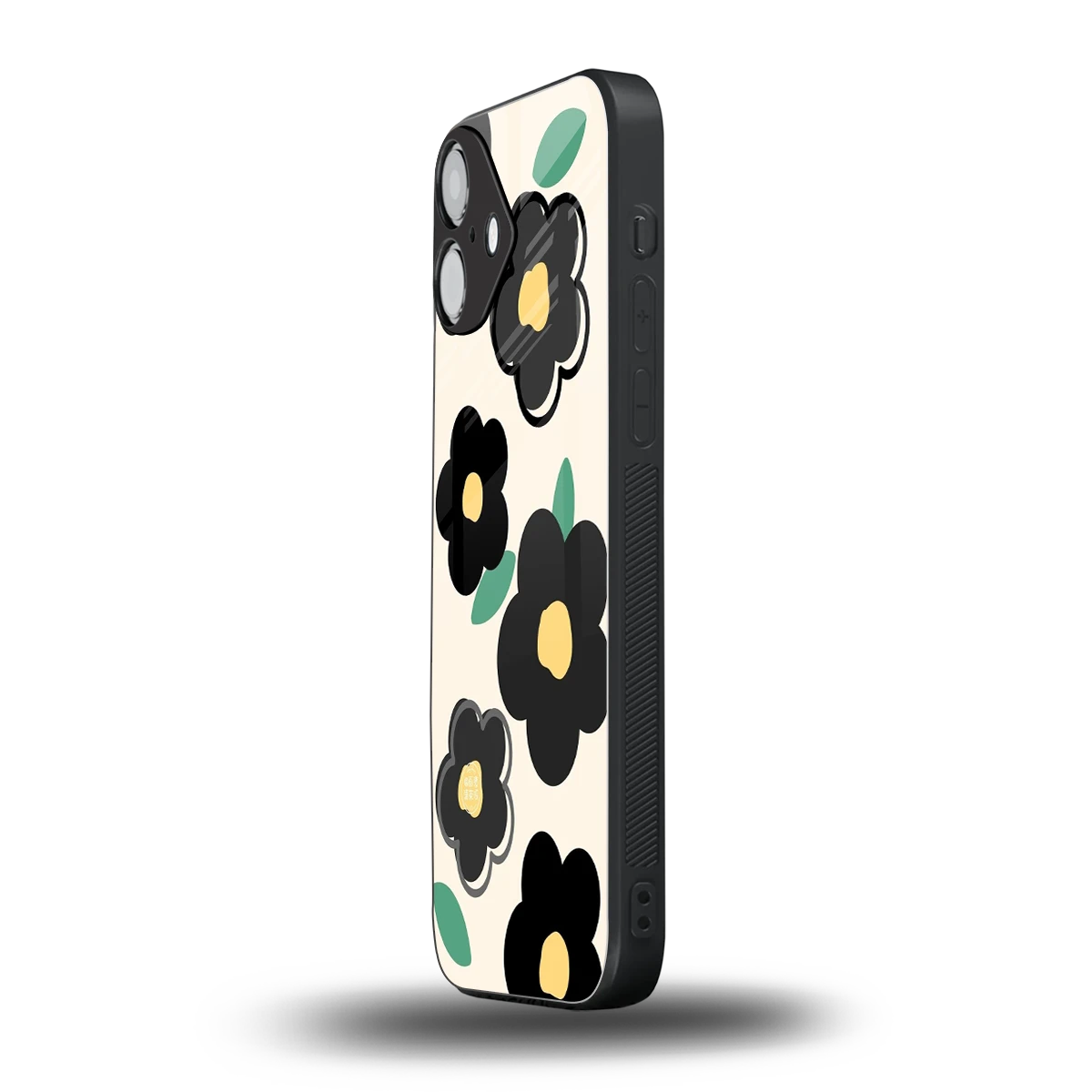 Petal Prism iphone 16 plus mobile cover | shockproof glass phone case
