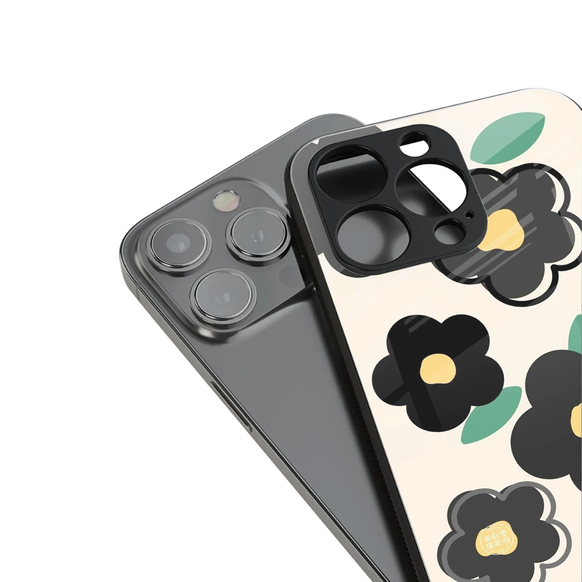 Petal Prism stylish phone case for iphone 13 mini | glossy glass and slim fit