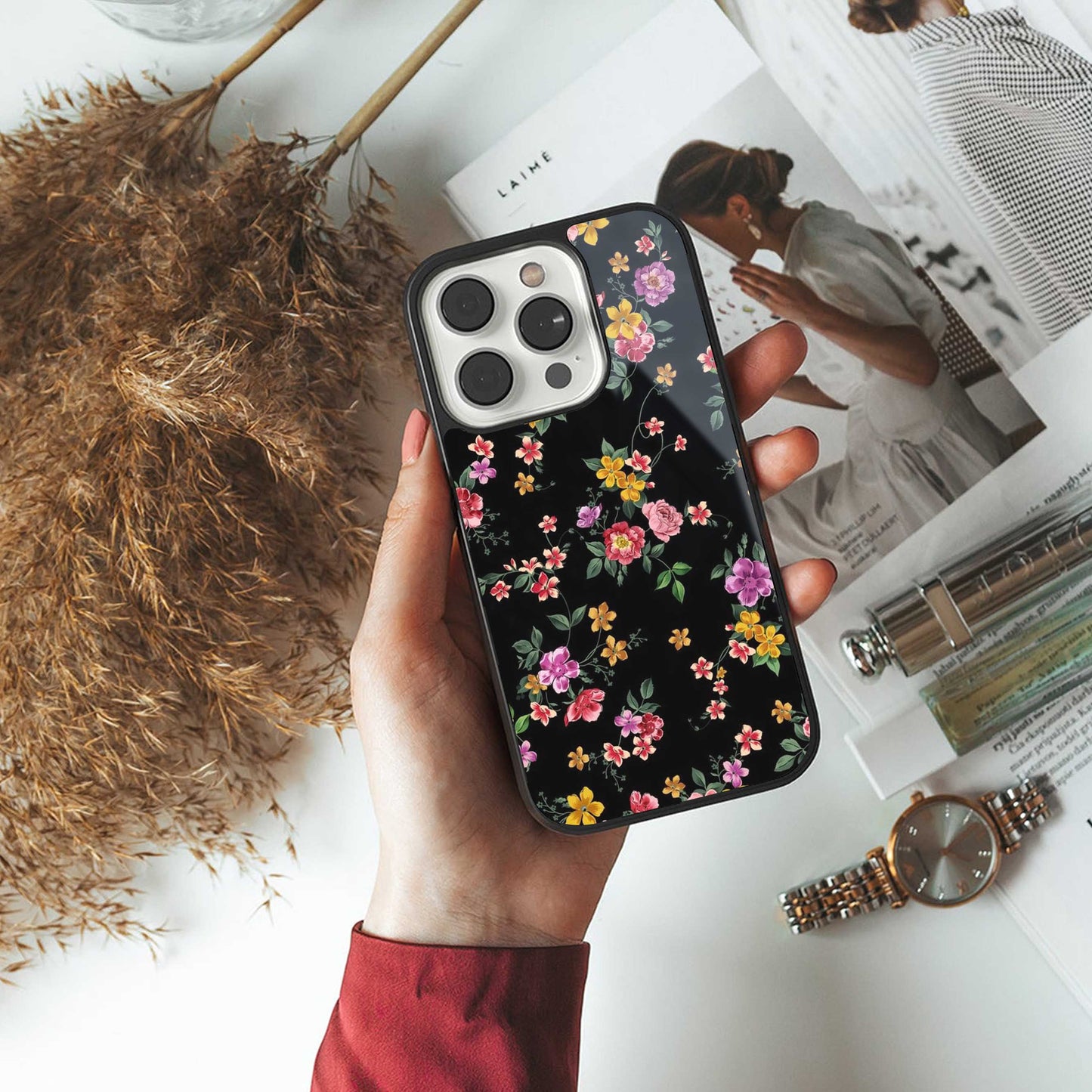 Petal Parade Phone Case for Iphone 16 | Glass Case