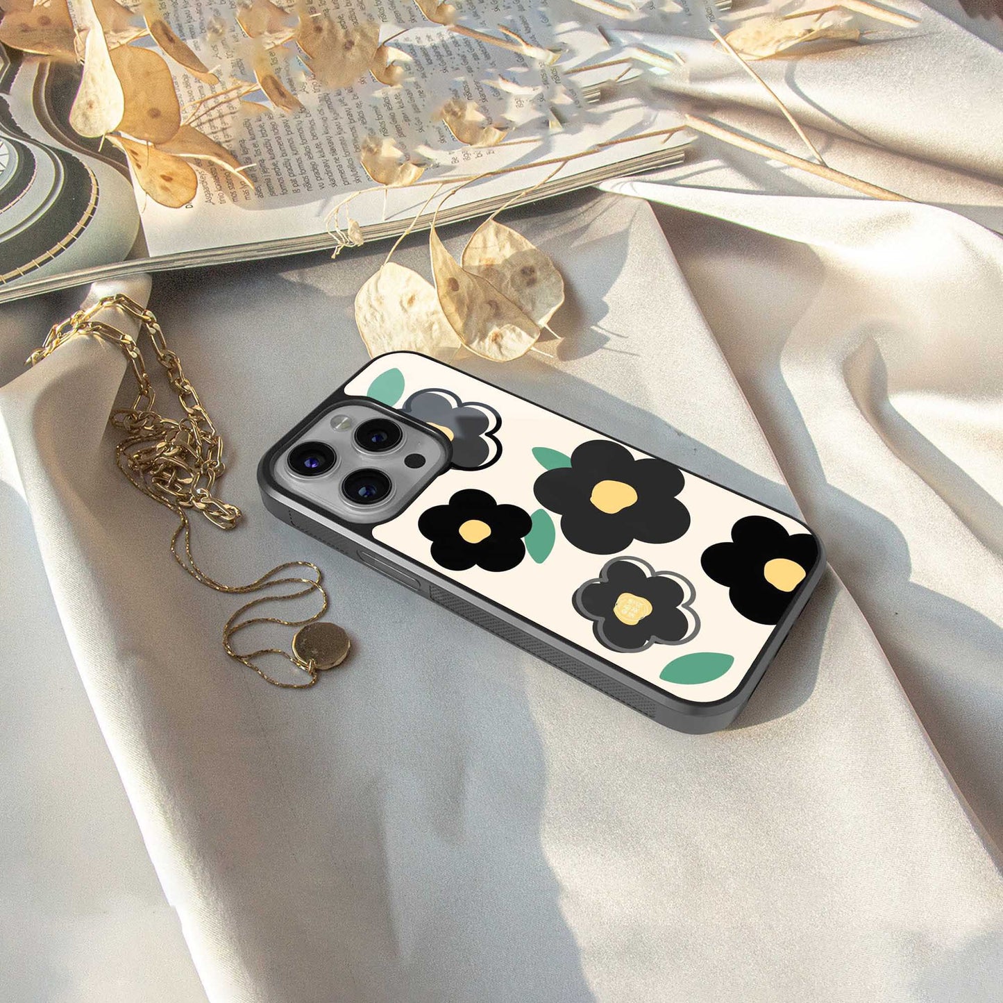 Petal Prism Phone Case for Iphone 16 | Glass Case