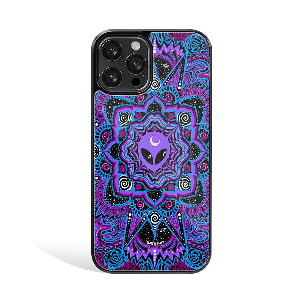 Cosmic Skull Phone Cover Glass Case – Boujee - Main Image