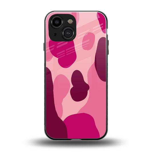 Pink Carousel back phone cover | glass case for iphone 13 mini