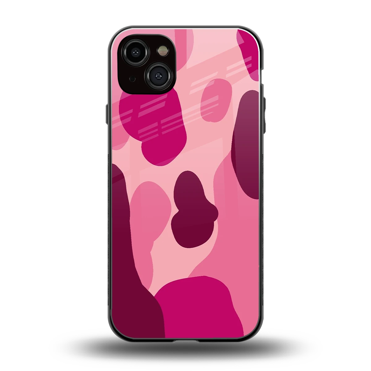 Pink Carousel back phone cover | glass case for iphone 14 plus