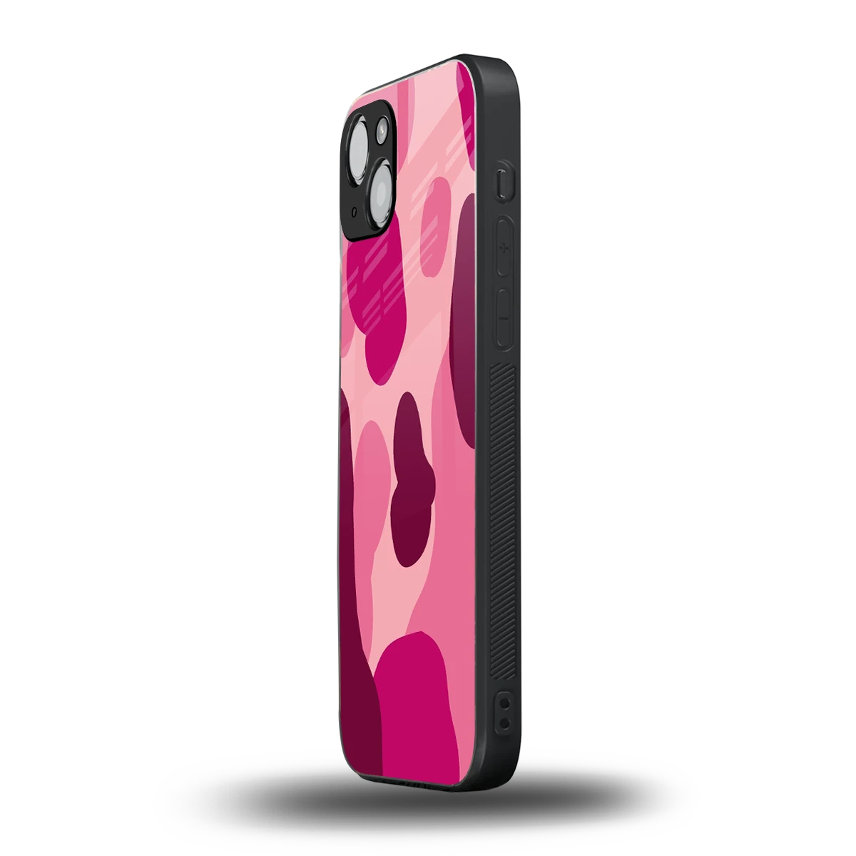 Pink Carousel iphone 14 plus mobile cover | shockproof glass phone case