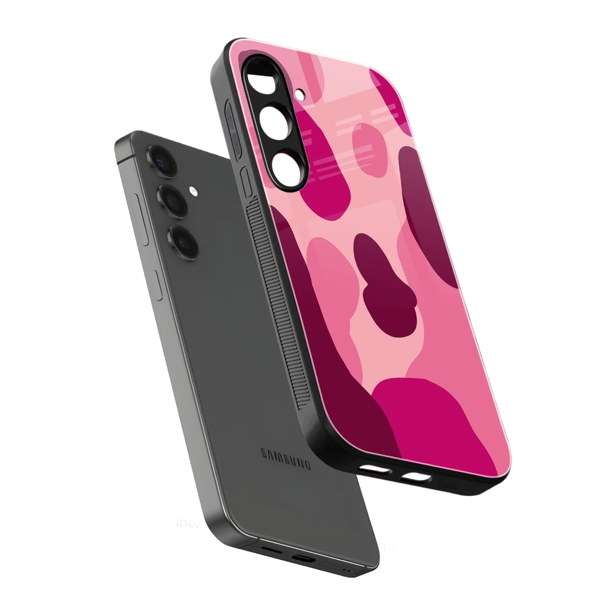 Pink Carousel sleek samsung galaxy s23 plus cover with tempered glass back and TPU edges