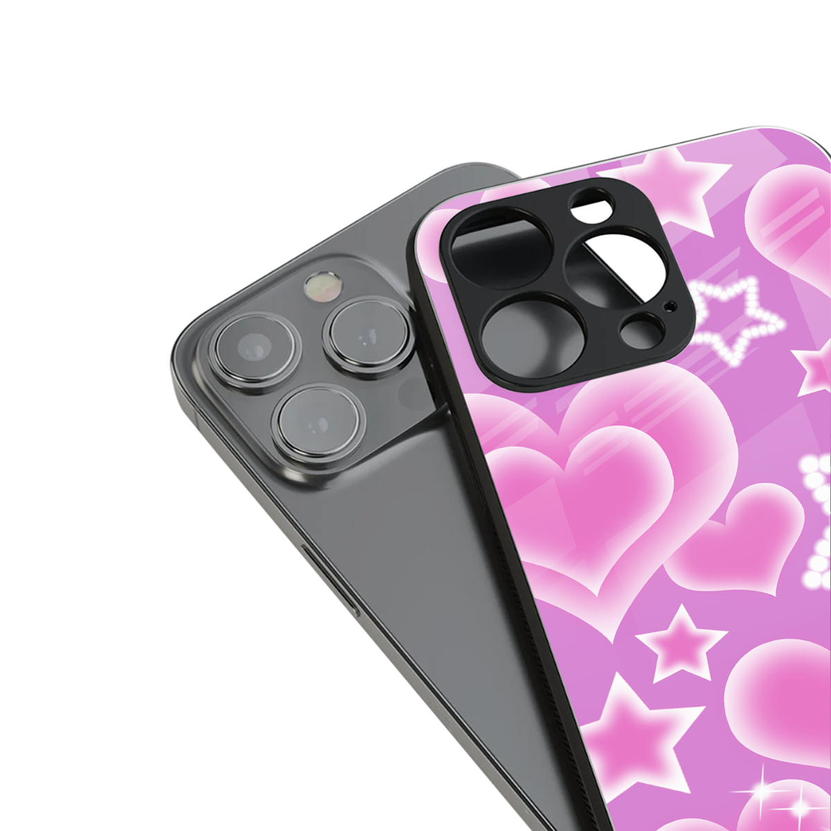 Pink Celestia Phone Case for Iphone 16 | Glass Case