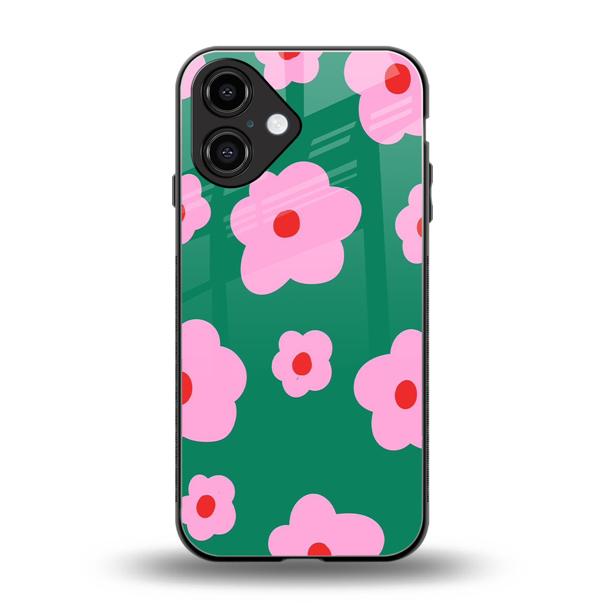 Pink Petal Parade Phone Case for Iphone 16 | Glass Case