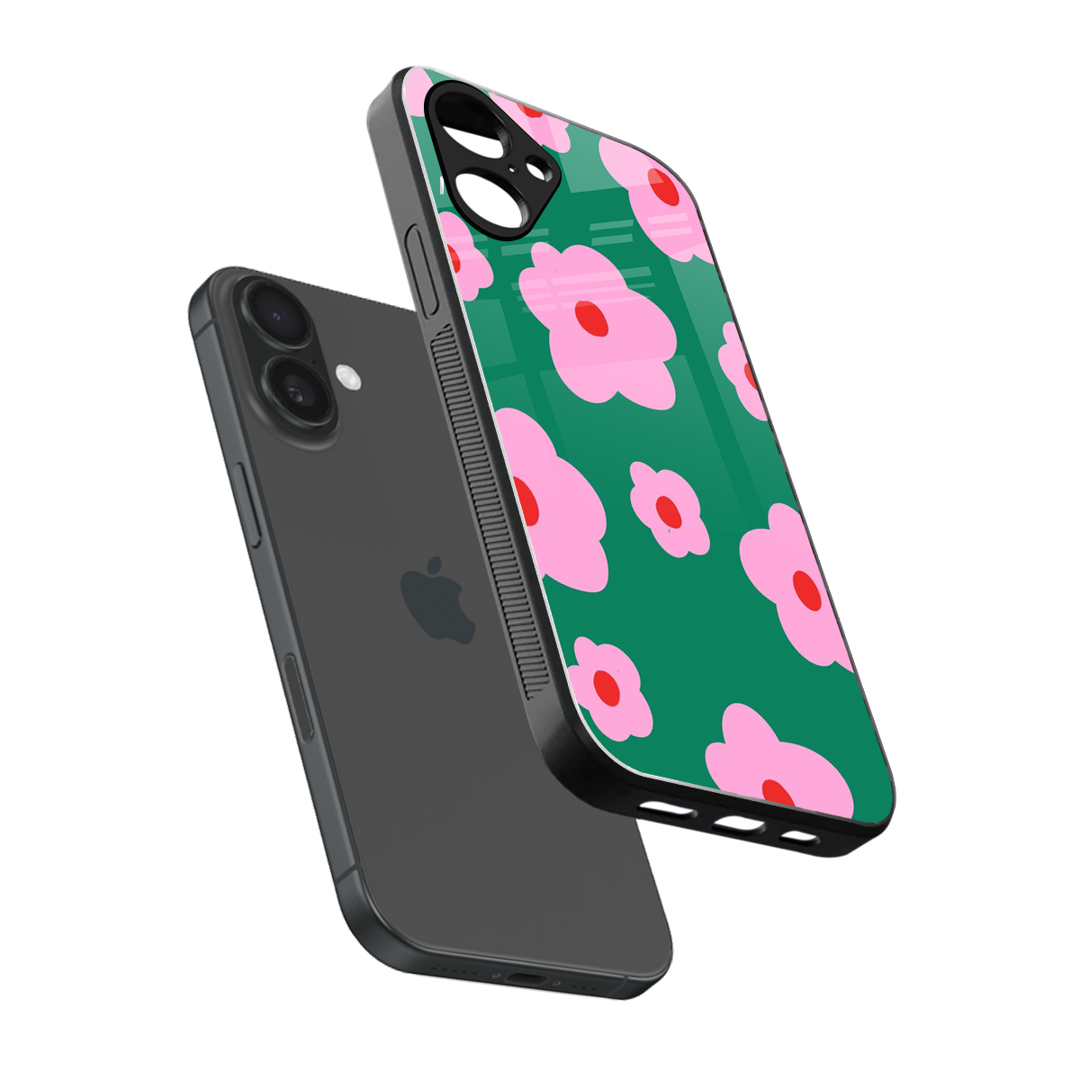 Pink Petal Parade Phone Case for Iphone 16 | Glass Case