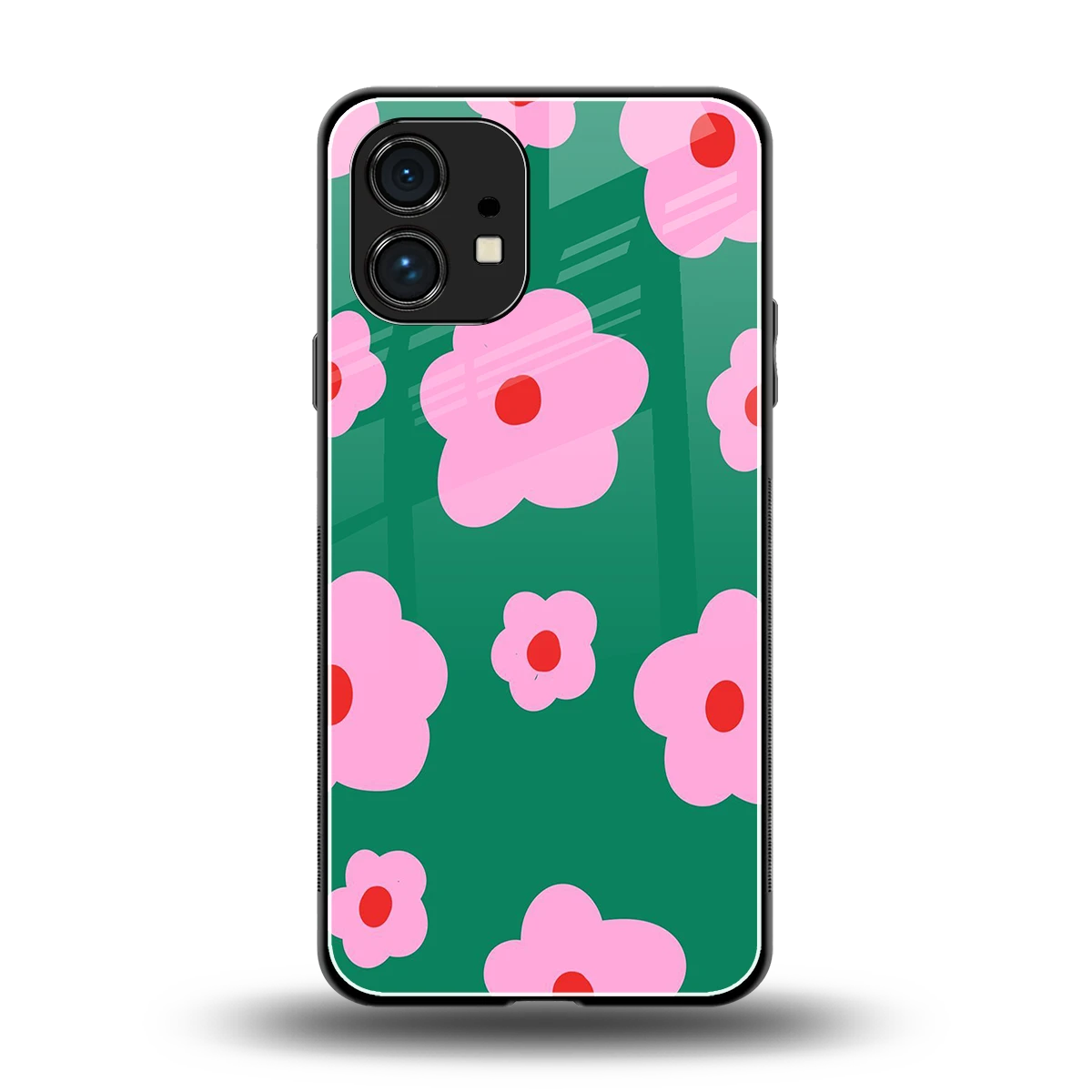 Pink Petal Parade back phone cover | glass case for nothing phone 1