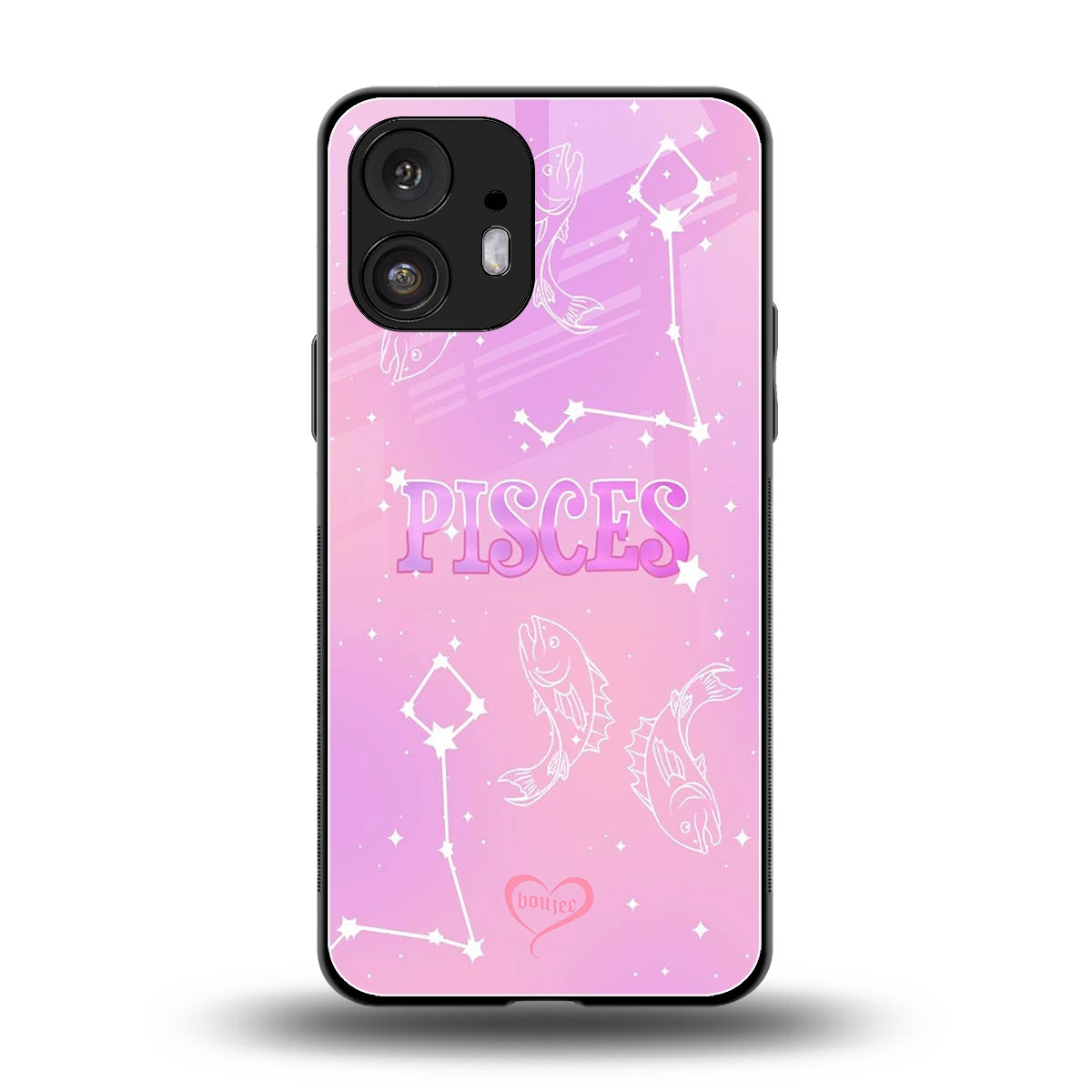Pisces Aura back phone cover | glass case for nothing phone 2