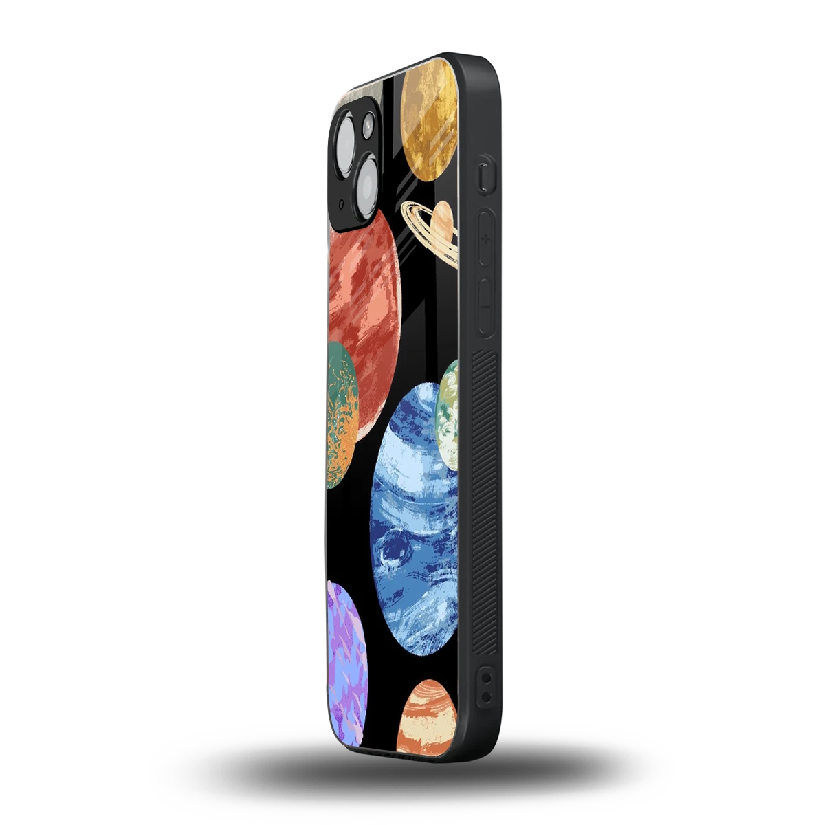 Planet Parade iphone 14 plus mobile cover | shockproof glass phone case