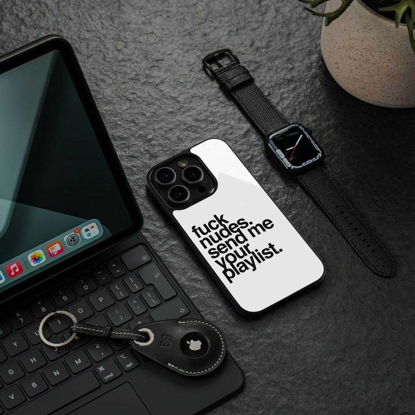 Playlist Phone Case for Iphone 16 | Glass Case