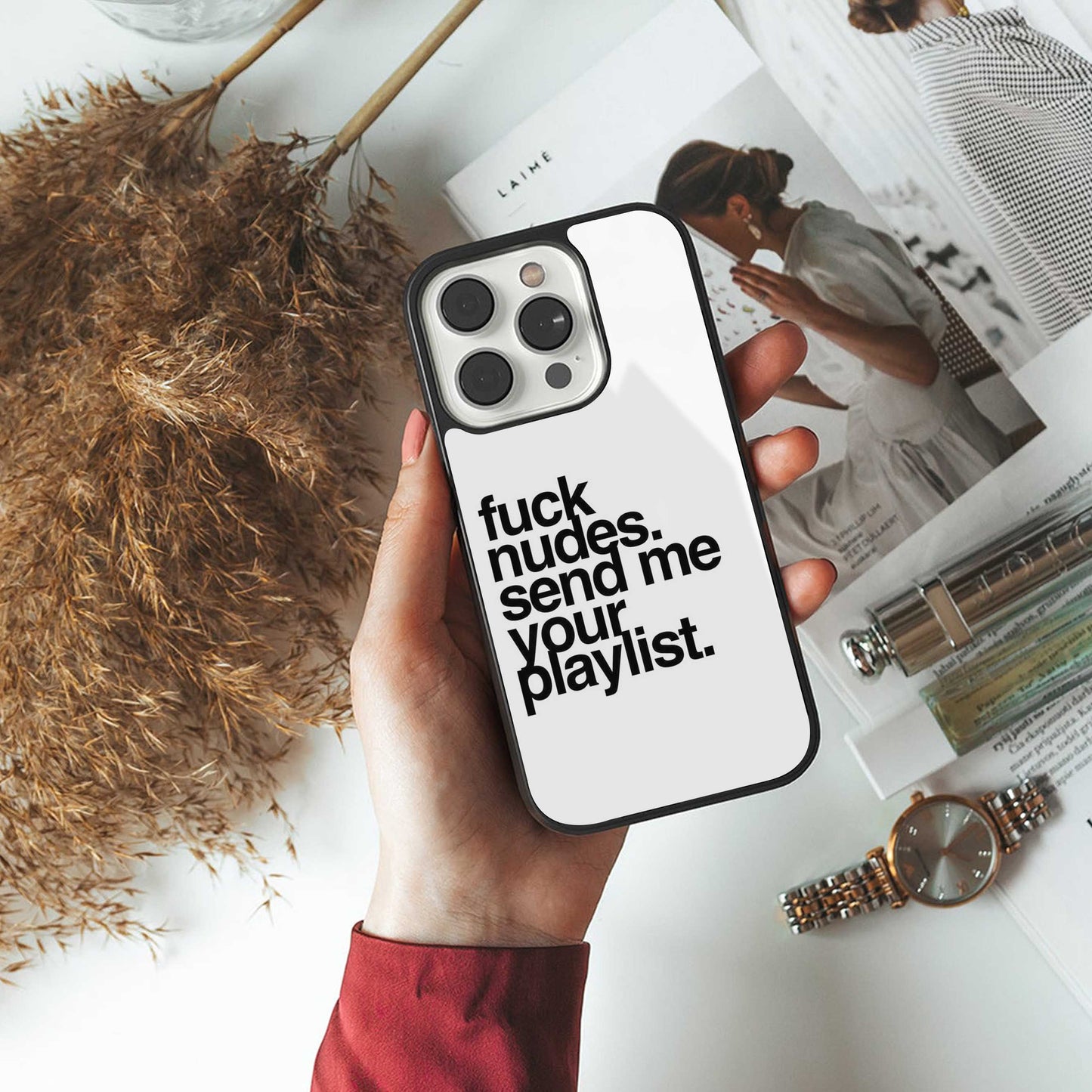 Playlist Phone Case for Iphone 16 | Glass Case