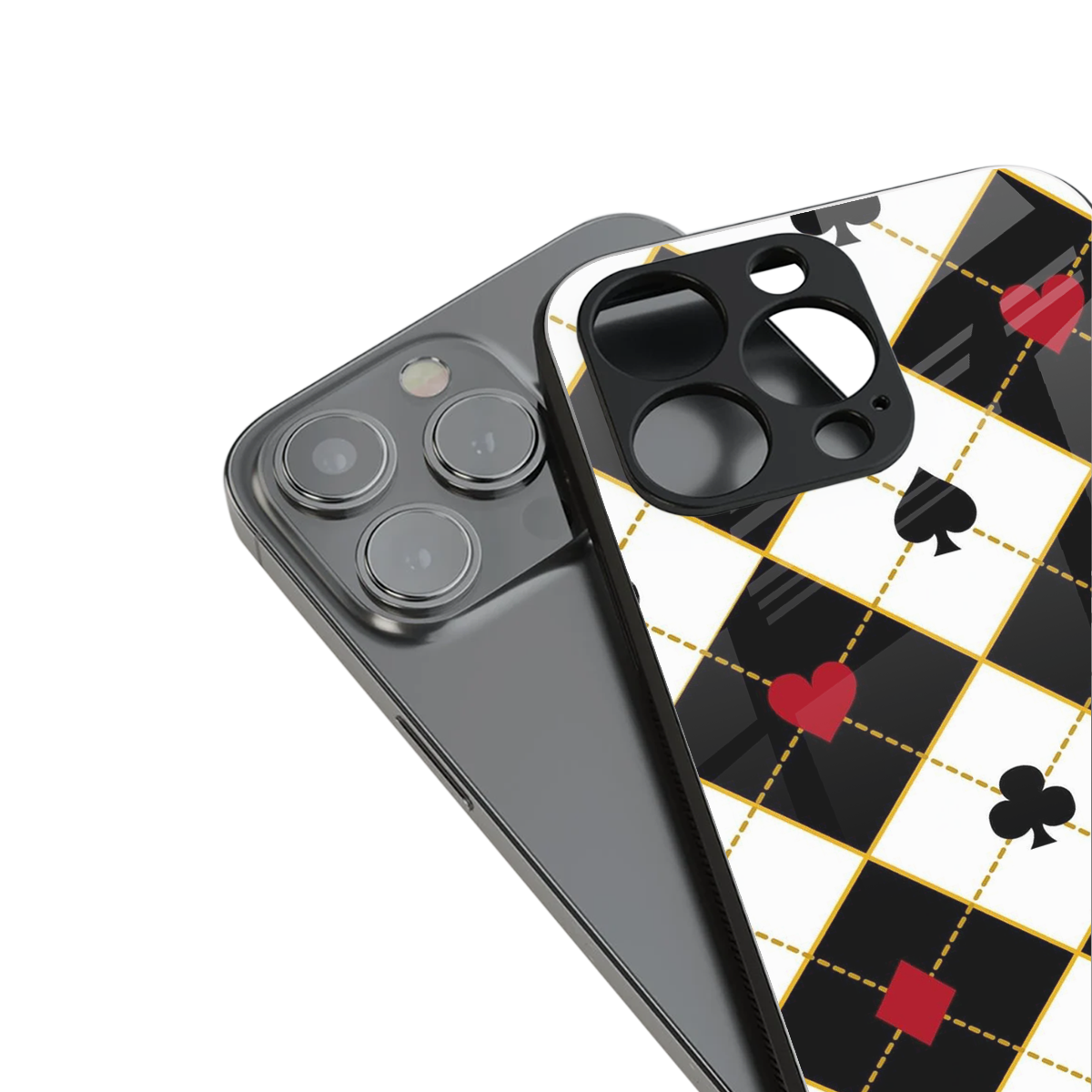 Poker Love Phone Case for Iphone 16 | Glass Case