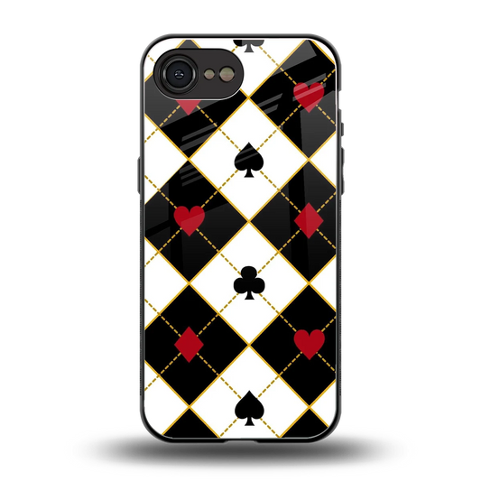 Poker Love back phone cover | glass case for iphone 16e