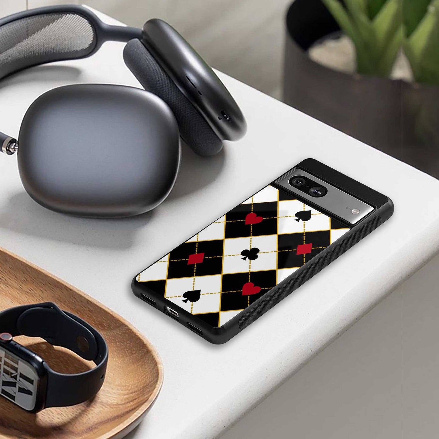 Poker Love Phone Case for Iphone 16 | Glass Case